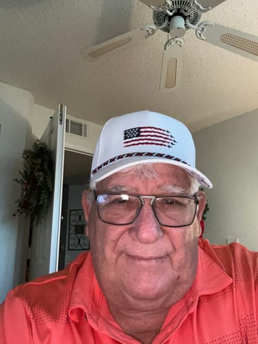 Customer photo review of USA Hat White