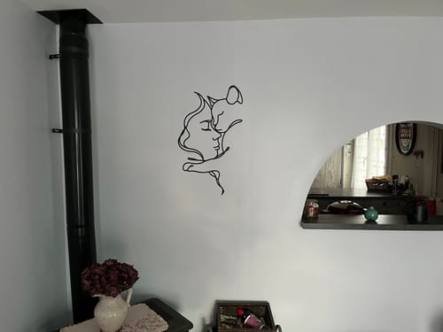 Customer photo review of Décoration Murale Métal - Amoureux des chats