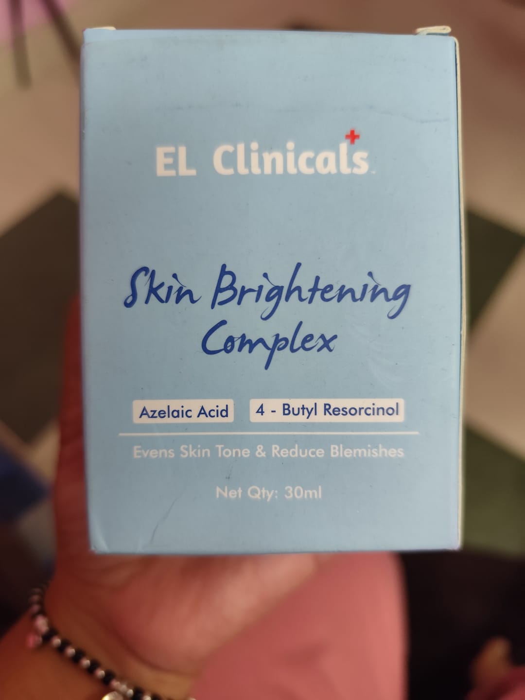 Customer photo review of EL Clinical's Skin Brightening Cream