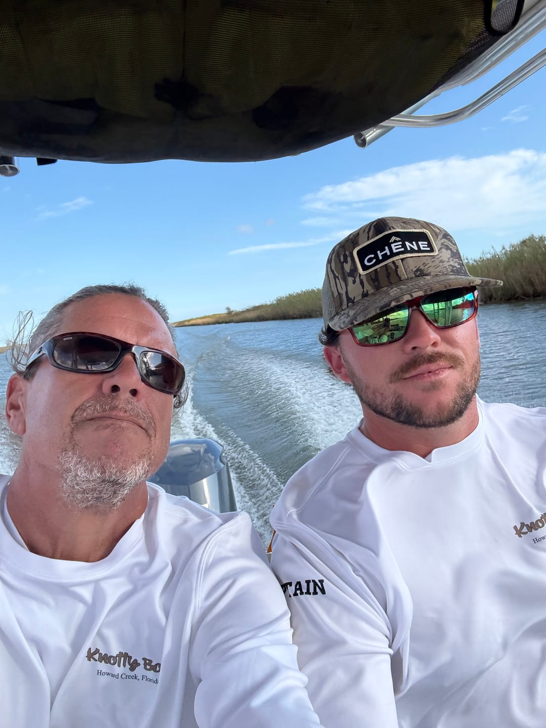 Customer photo review of Mens Captain & Crew Drifit Custom Boat Shirts - Long Sleeves