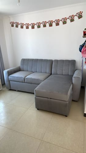 Customer photo review of Sofá cama Nantes Seccional