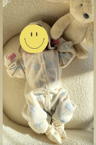 Customer photo review of Luna + Luca Stars Cashmere Luxxe Set