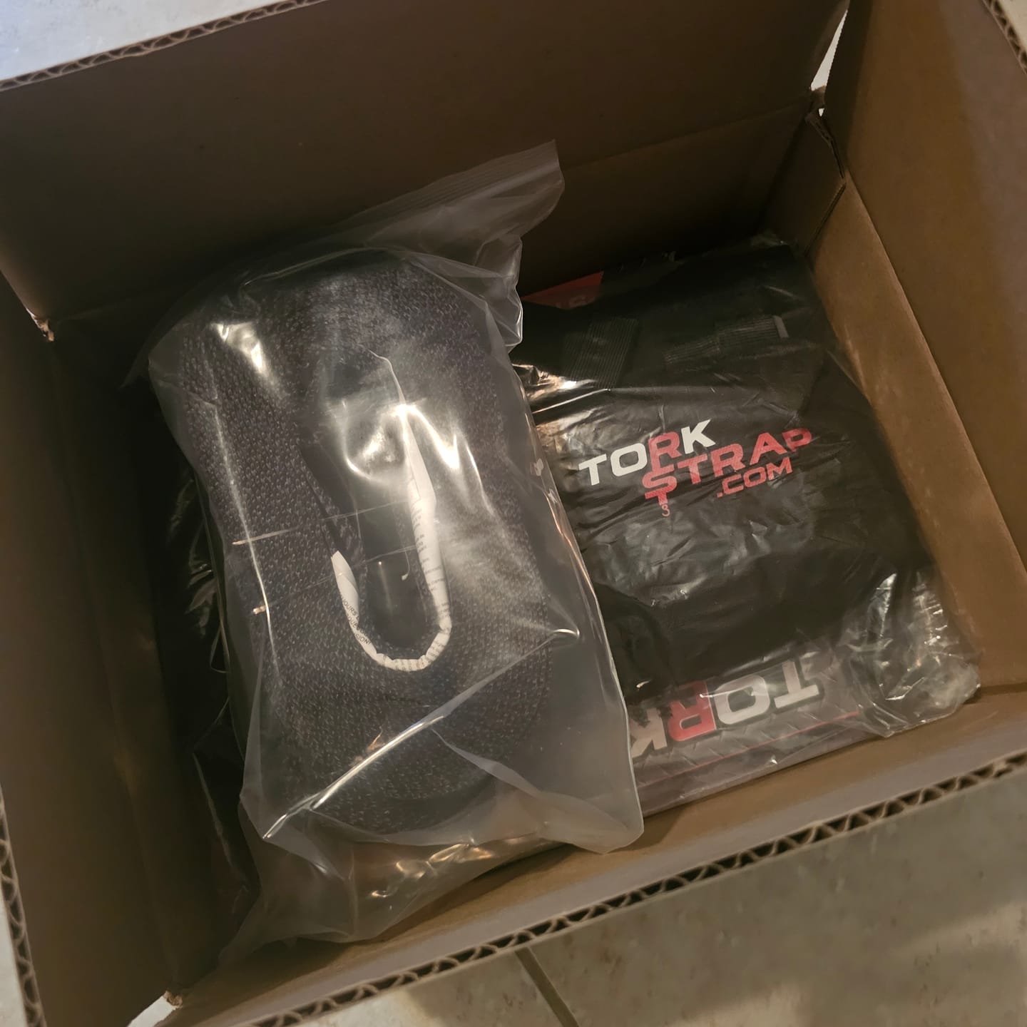 Customer photo review of TorkStrap HD750 + 2-Pack 24-Foot Extension Ends + TorkBag™