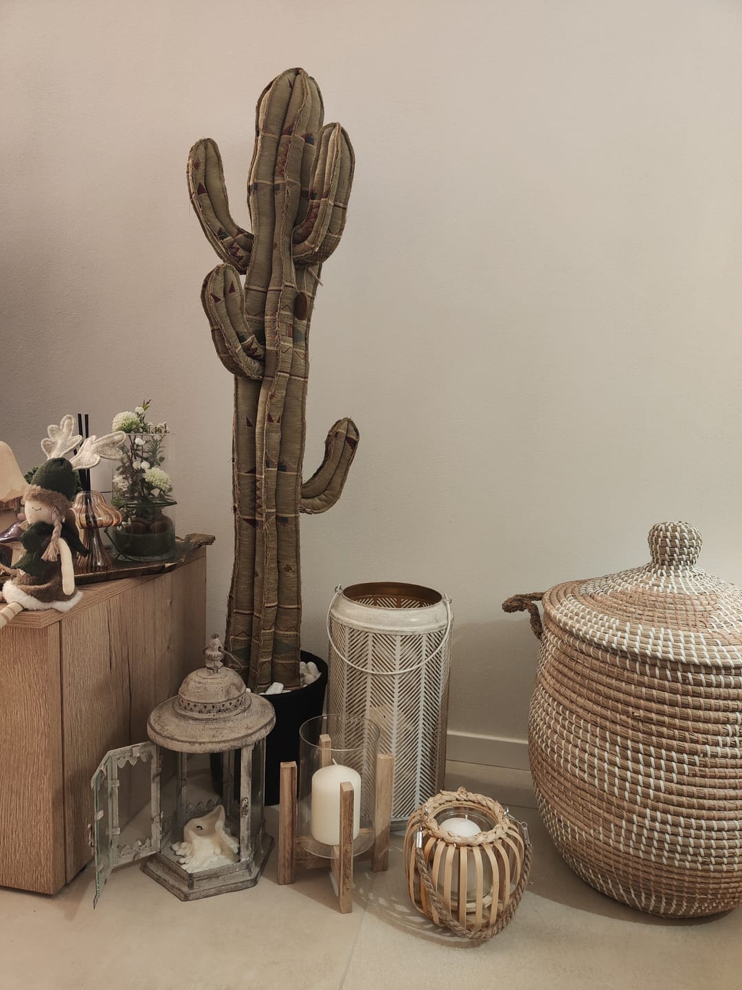 Customer photo review of Big cactus "Saguaro Tribale" in tessuto stile etnico  altezza 118 cm IN PRONTA CONSEGNA