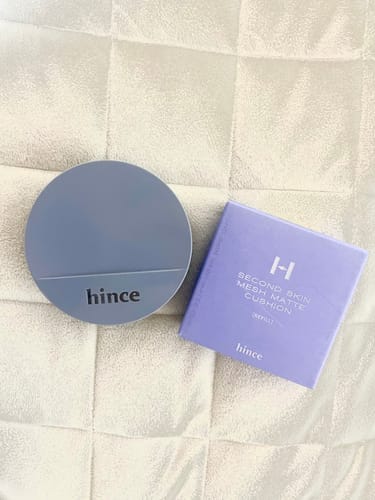 Customer photo review of hince Second Skin Mesh Matte Cushion 12g SET (+Refill)
