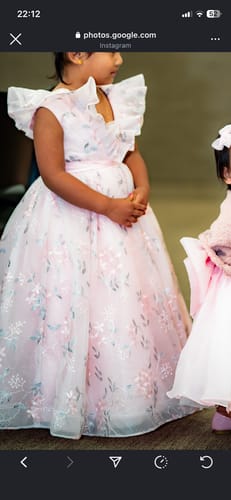 Customer photo review of First Communion Dress Baby Girl Cute Embroidered Pageant Princess Dresses Girl Formal Dresses