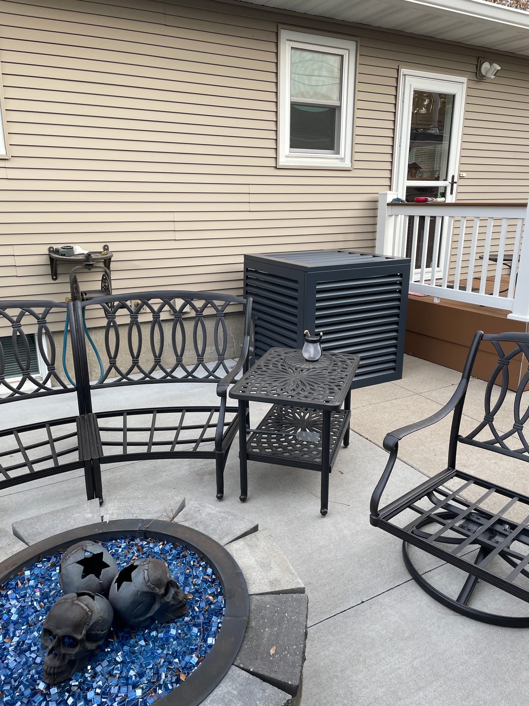 Customer photo review of Central AC Cover - Black