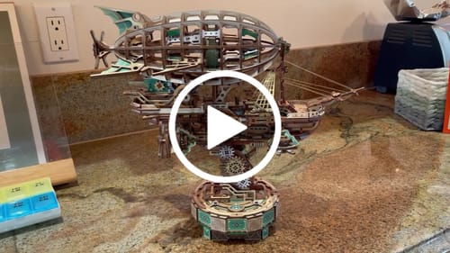 Jeff H. review of Sailing In Fog Mechanical Transmission Wooden Puzzle image 1 out of 1