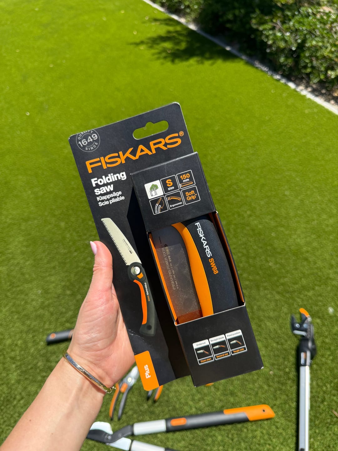 Customer photo review of Plus Folding Saw SW68