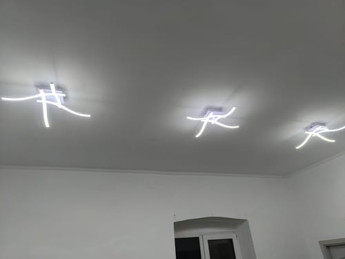 Customer photo review of Aplica LED Waves Lines Alb Echivalent 300W