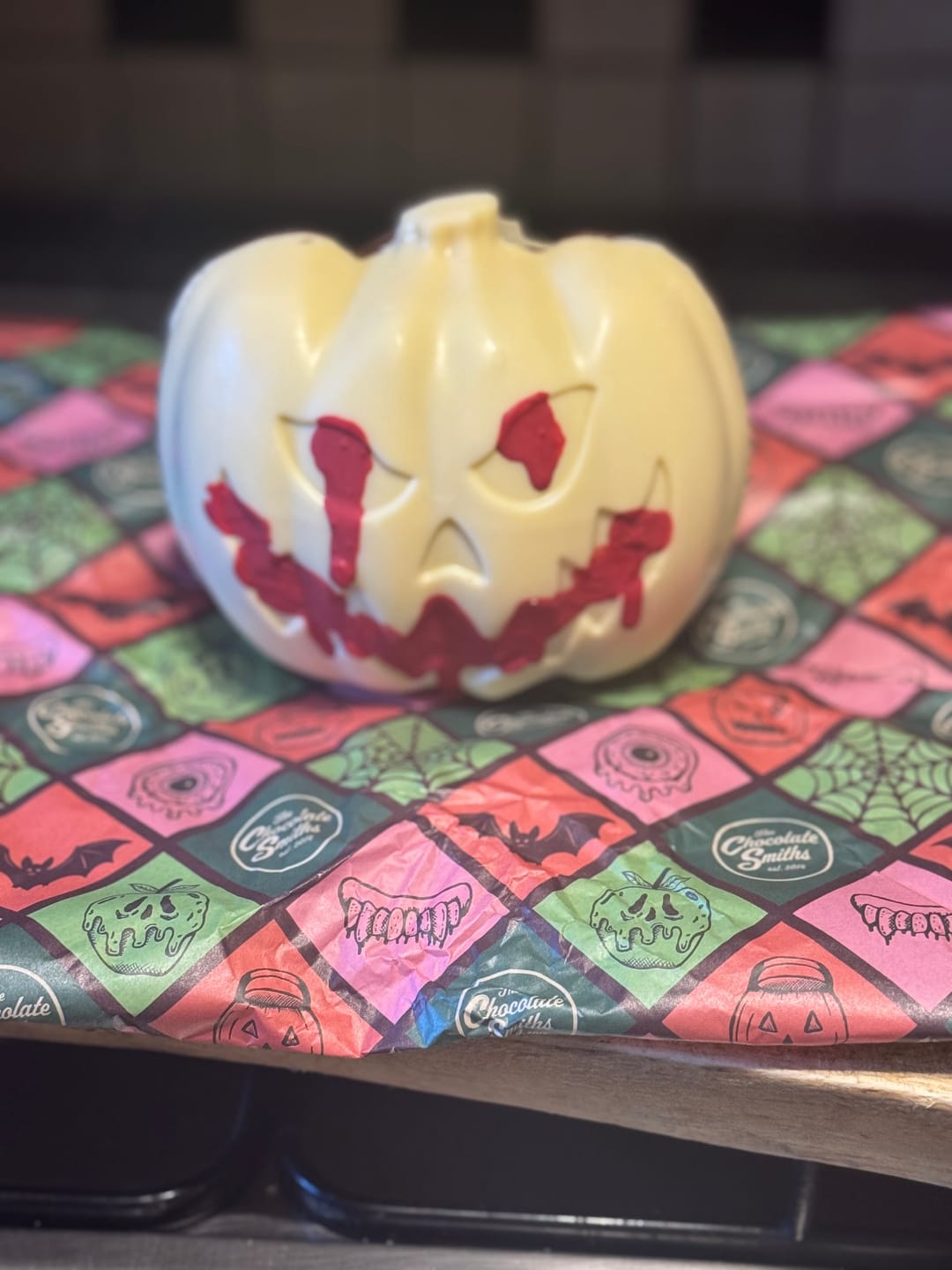 Customer photo review of Trick or Treat Chocolate Pumpkin 550g *LIMITED EDITION*