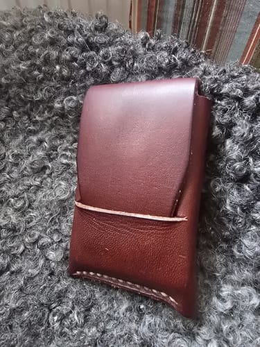 Customer photo review of Slimmad plånbok i äkta läder