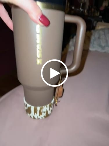 Customer video review of Lucky Cowgirl Hat Charm - Tumbler Handle Charm