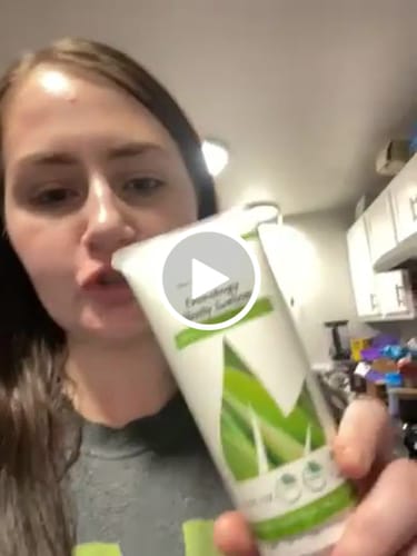 Customer video review of Lotion for Chemo Patients