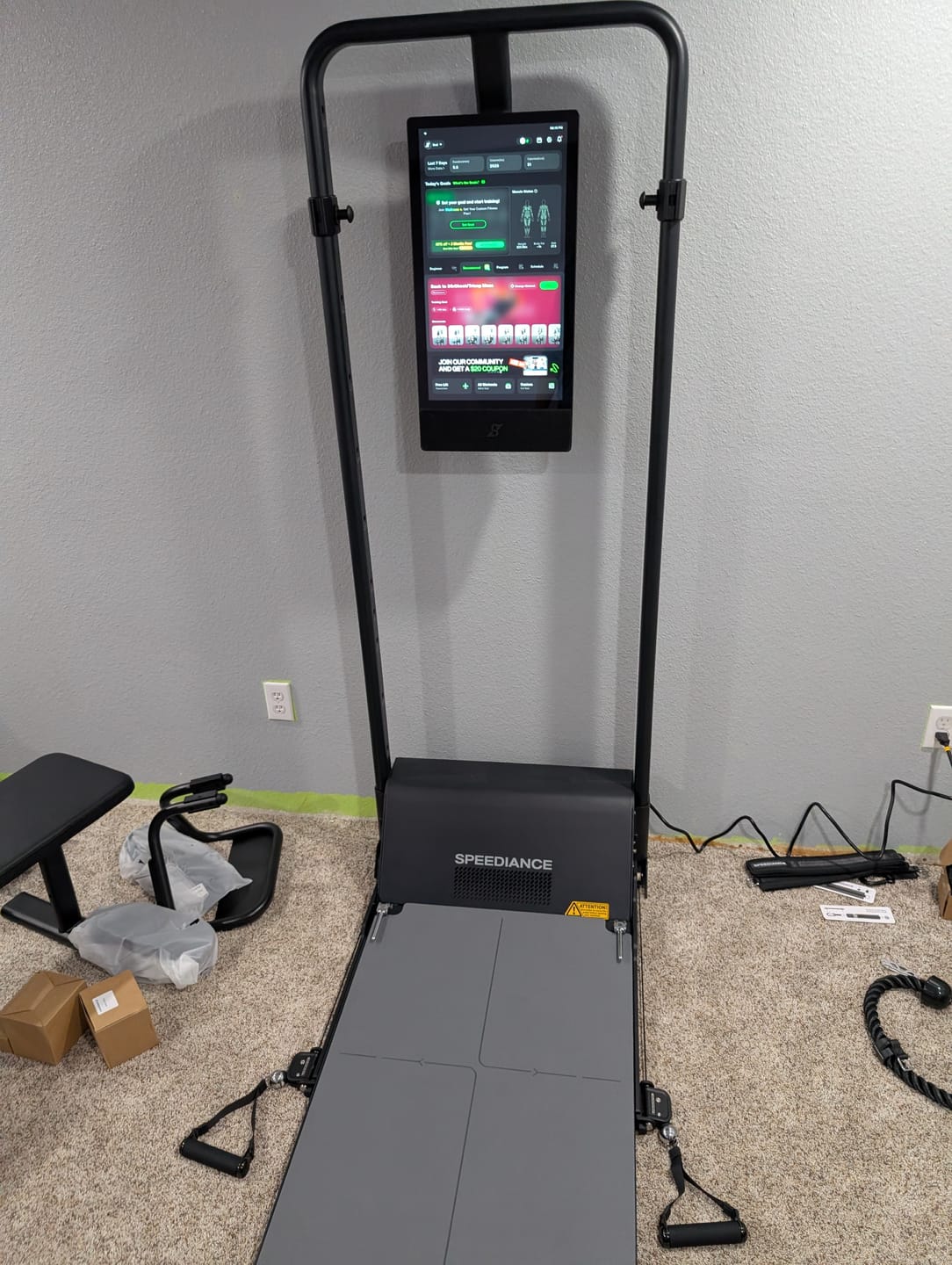 Customer photo review of Speediance Gym Monster 2