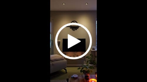 Customer video review of Décoration murale en métal - Coucher du soleil (SUN.04)