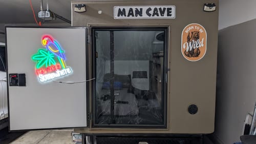 Customer photo review of Custom Magnetic Screen Door Right Side Opening