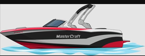 Customer photo review of Custom Digital Boat Artwork