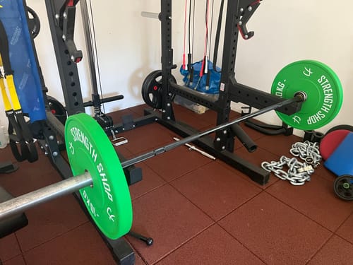 Customer photo review of Riot Bumper Plates 2.0 – Coloured, 5kg-25kg or 150kg Set