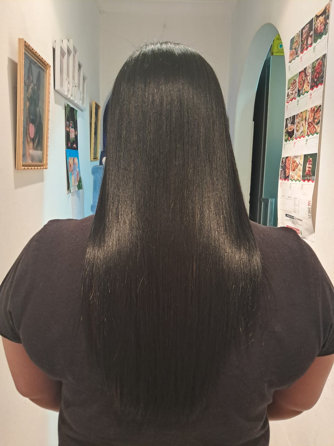 Customer photo review of Moyoko Magnitude Blowbrush – Pink Hair Styling Tool