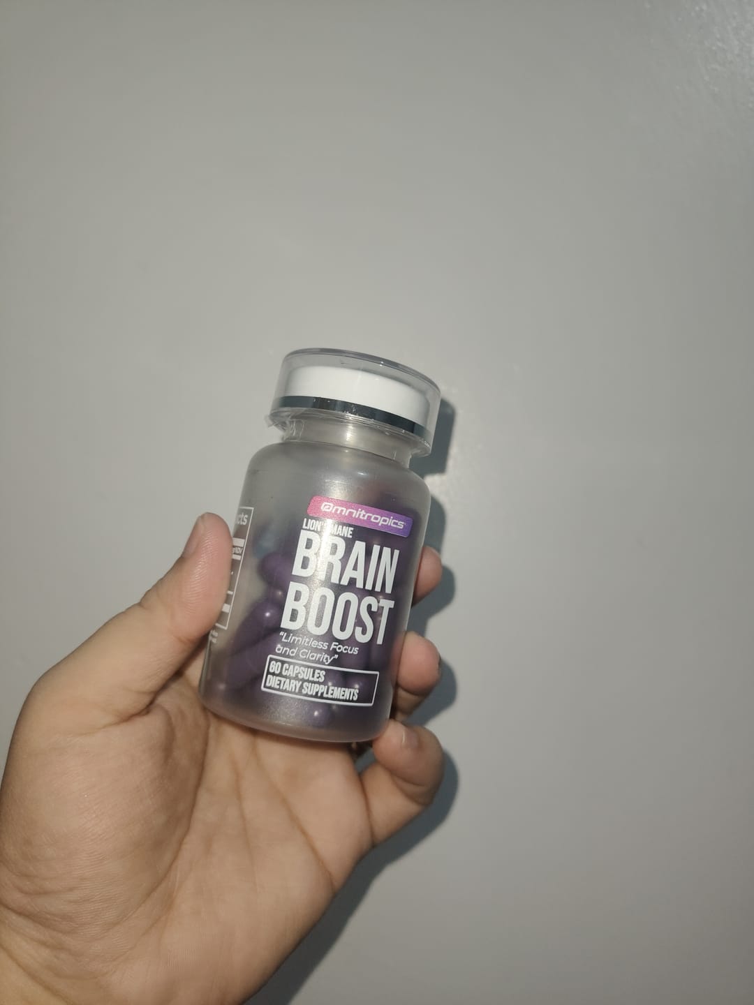 Customer photo review of Omnitropics™ Brain Boost Premium Lion's Mane (25% OFF)