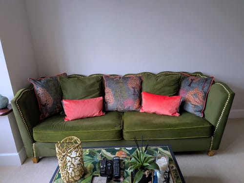 Customer photo review of Fabric Paint -- Olive