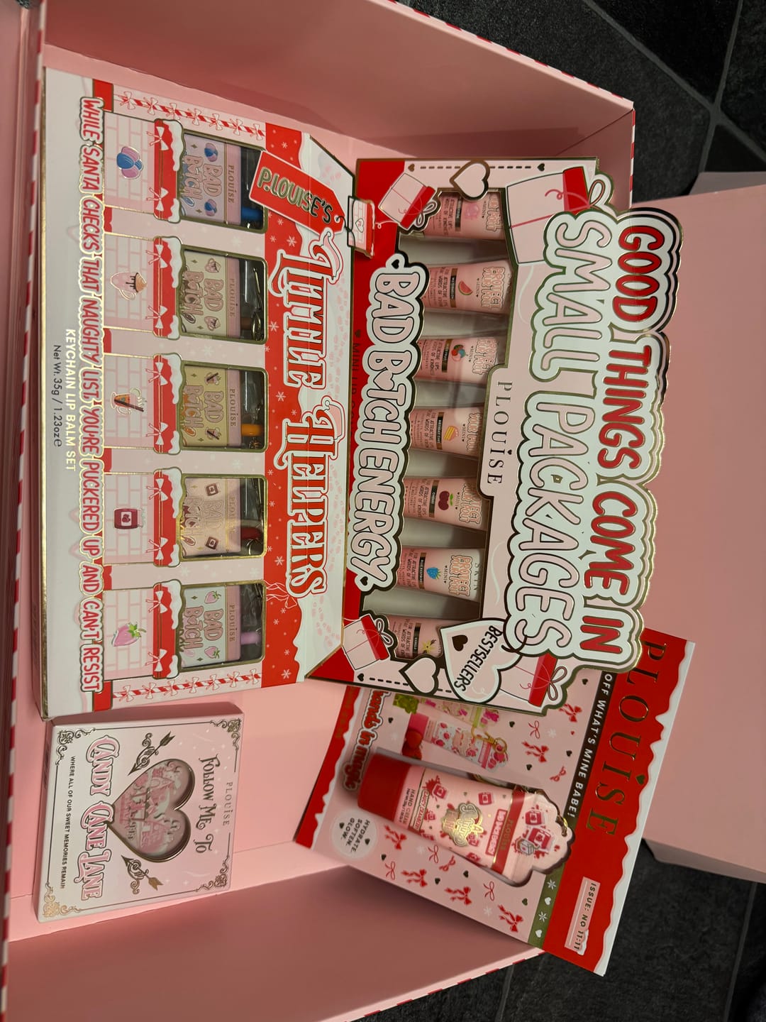 Customer photo review of P.Louise Candy Cane Lane Eyeshadow Palette