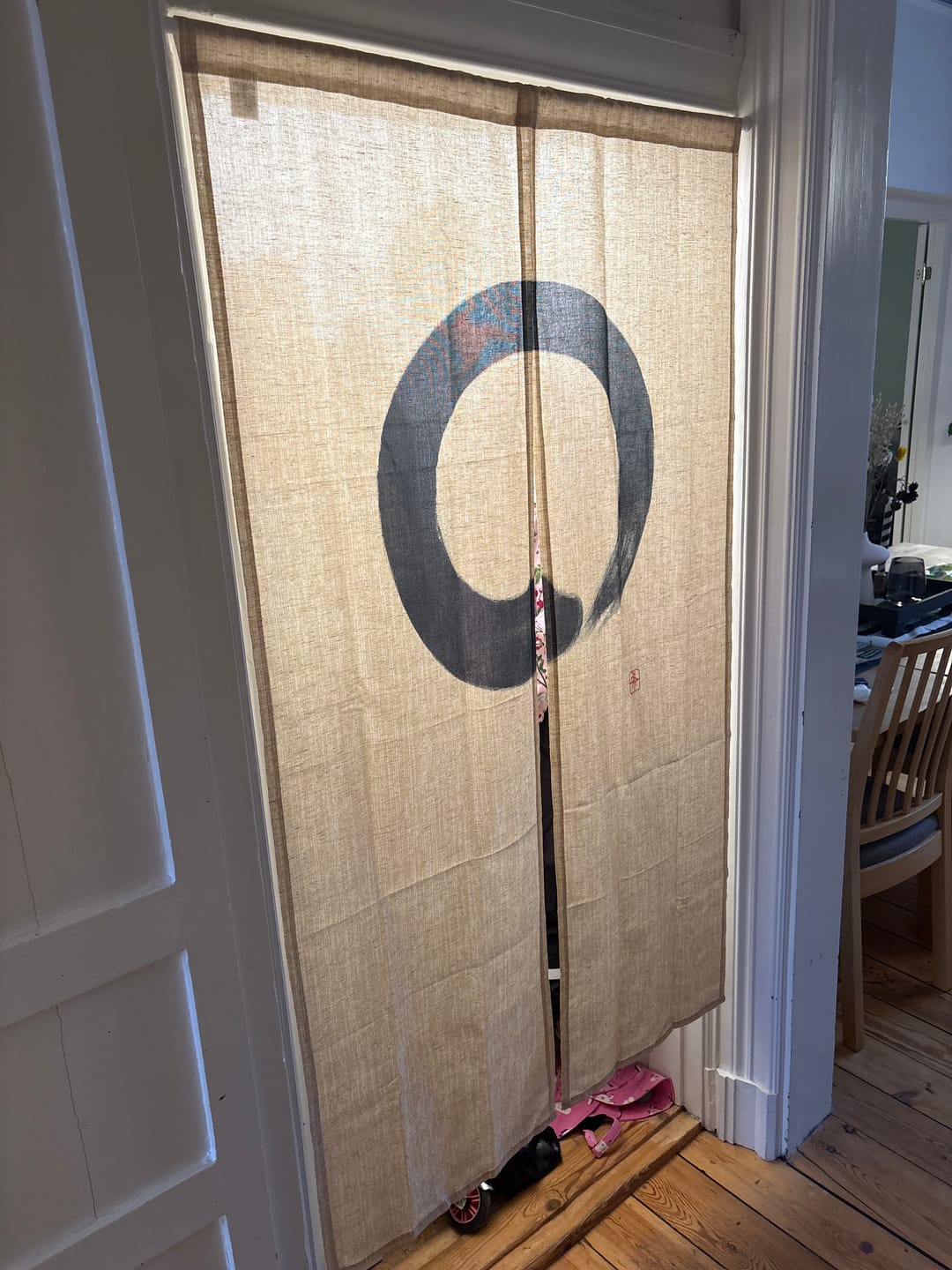 Customer photo review of Noren Zen japansk gardin