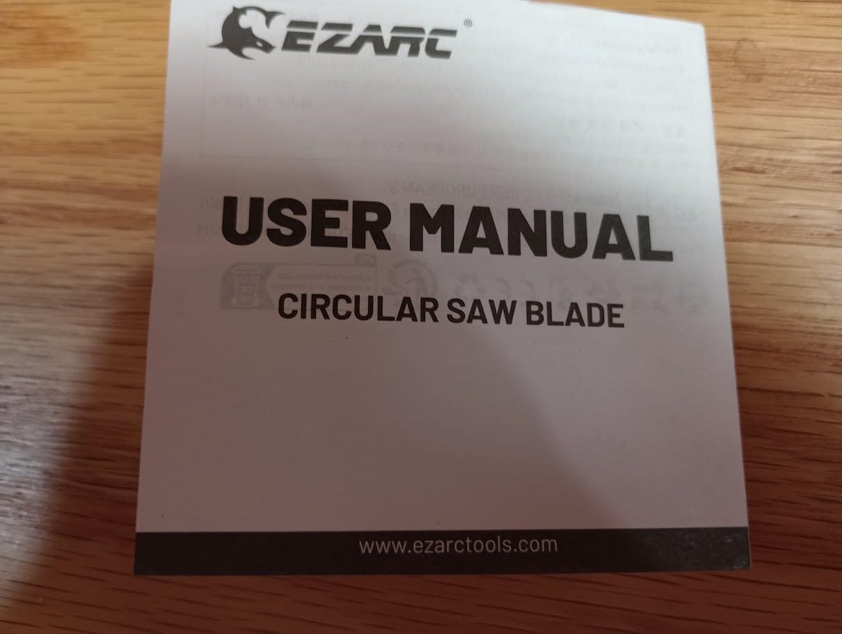 Customer photo review of EZARC 7-1/4 Inch Circular Saw Blades Wood Cutting Blade, Ultra-Thin 1.5mm Kerf, Non-Stick Coating, 2 Pack