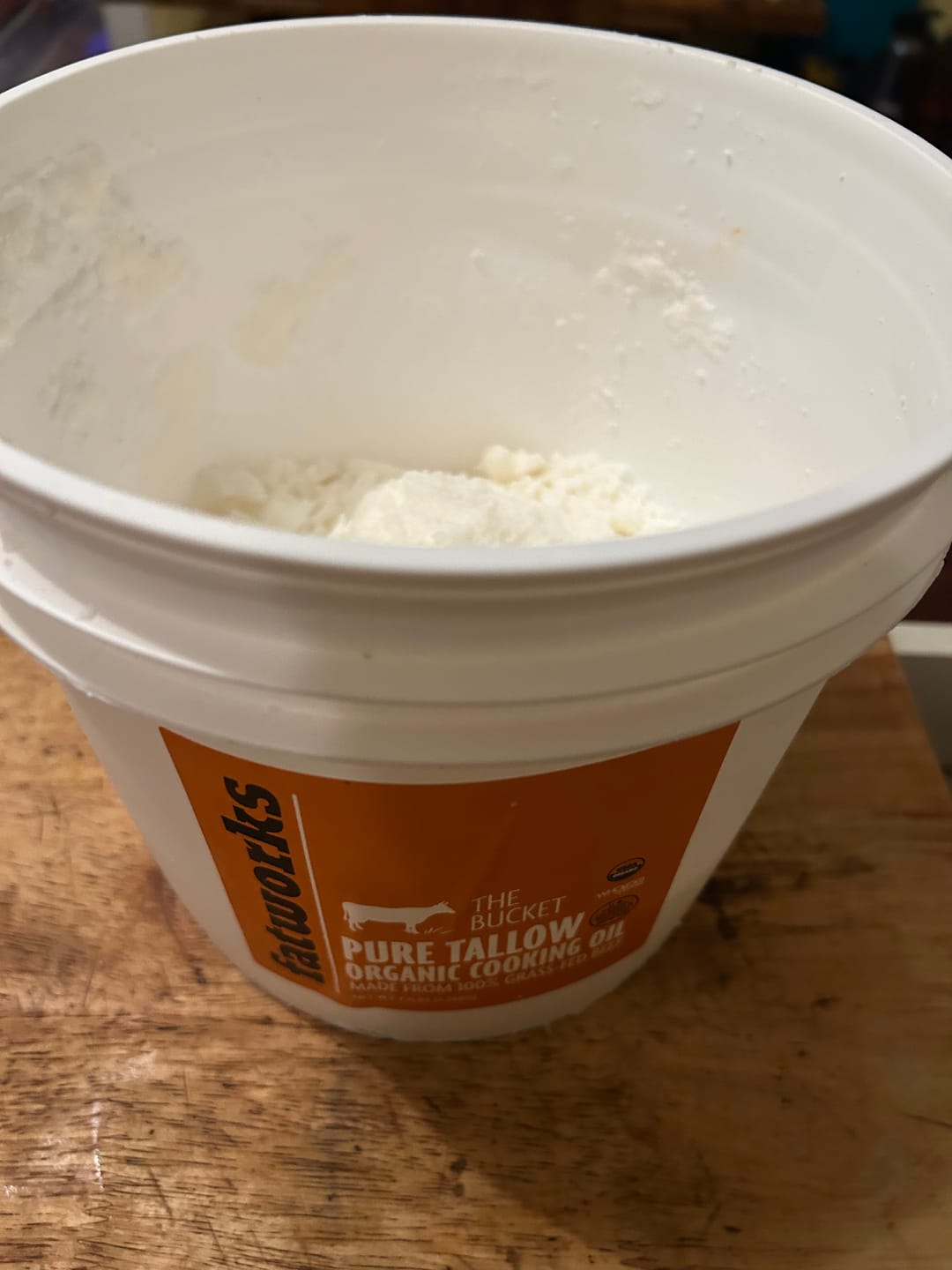 Customer photo review of 1 Gallon Organic Grass-Fed Beef Tallow