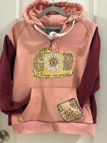 Customer photo review of Wholesale Blank Sweatshirts