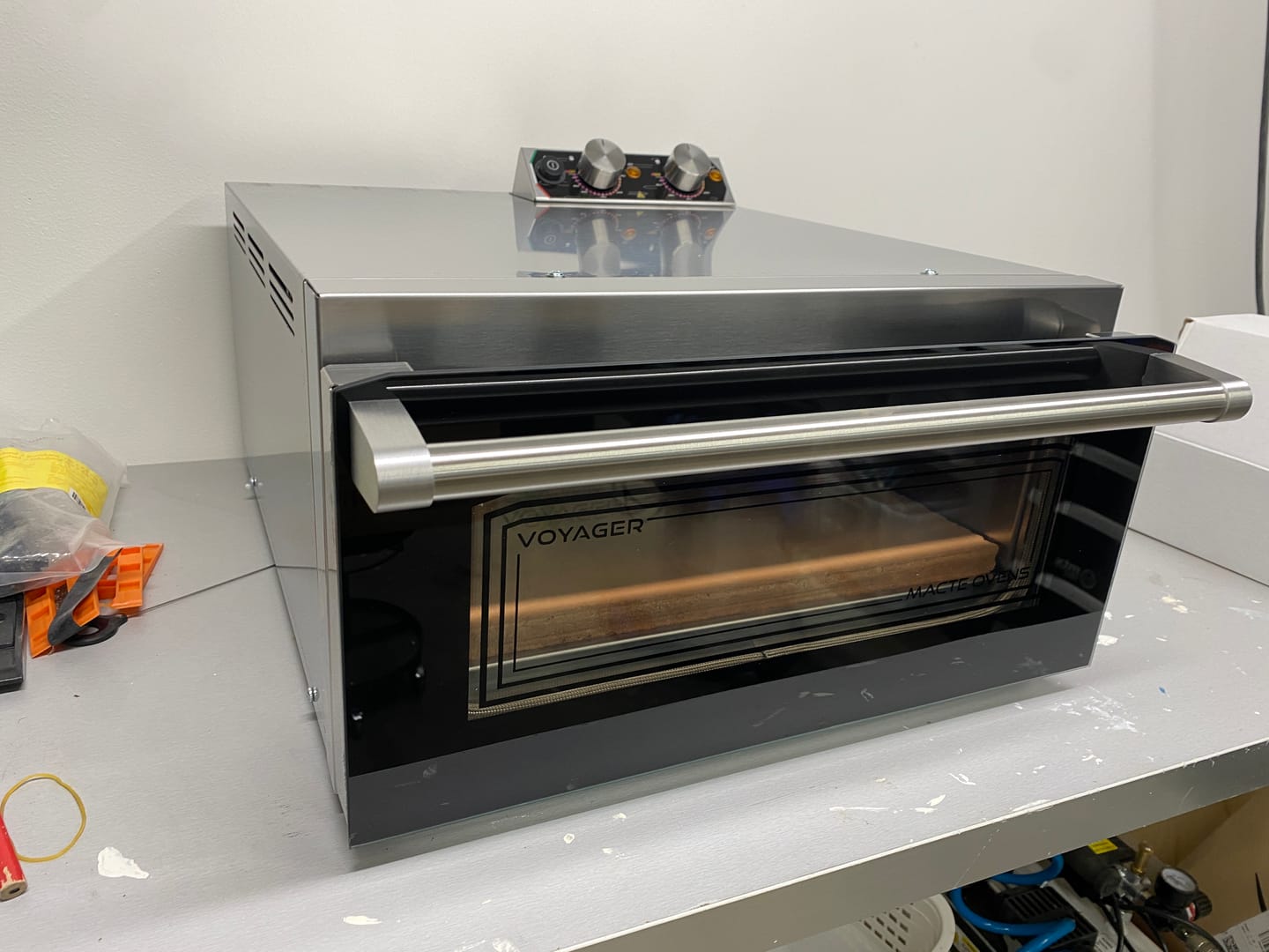 Customer photo review of Macte Ovens Voyager TWIN | Forno elettrico per pizza e pane