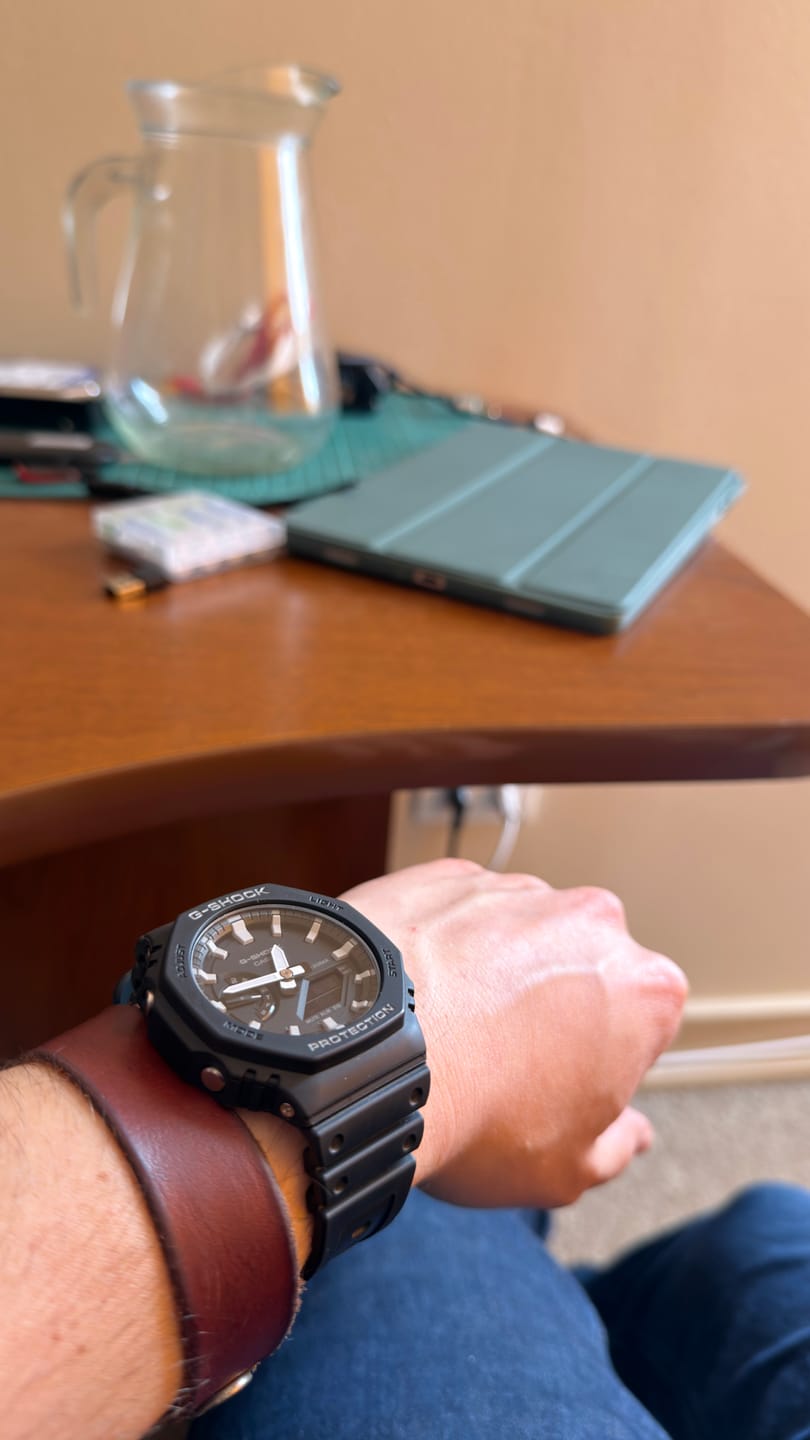 Customer photo review of Reloj Casio G-Shock Royal Oak "Casioak" GA-2100-1A Carbon Core Negro