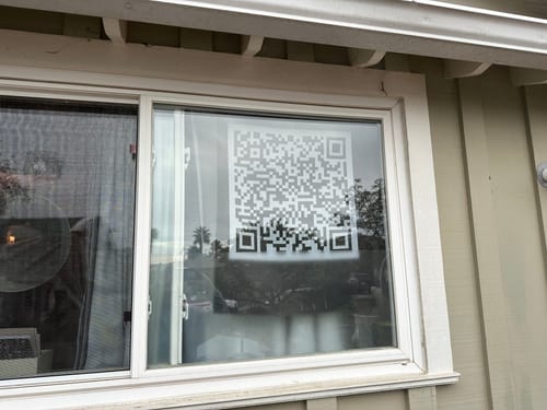 Customer photo review of F*ck Trump QR Code Flag