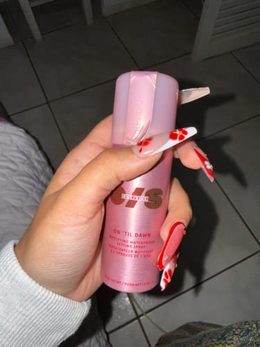 Customer photo review of One Size On Til' Dawn - Setting Spray Mini Size