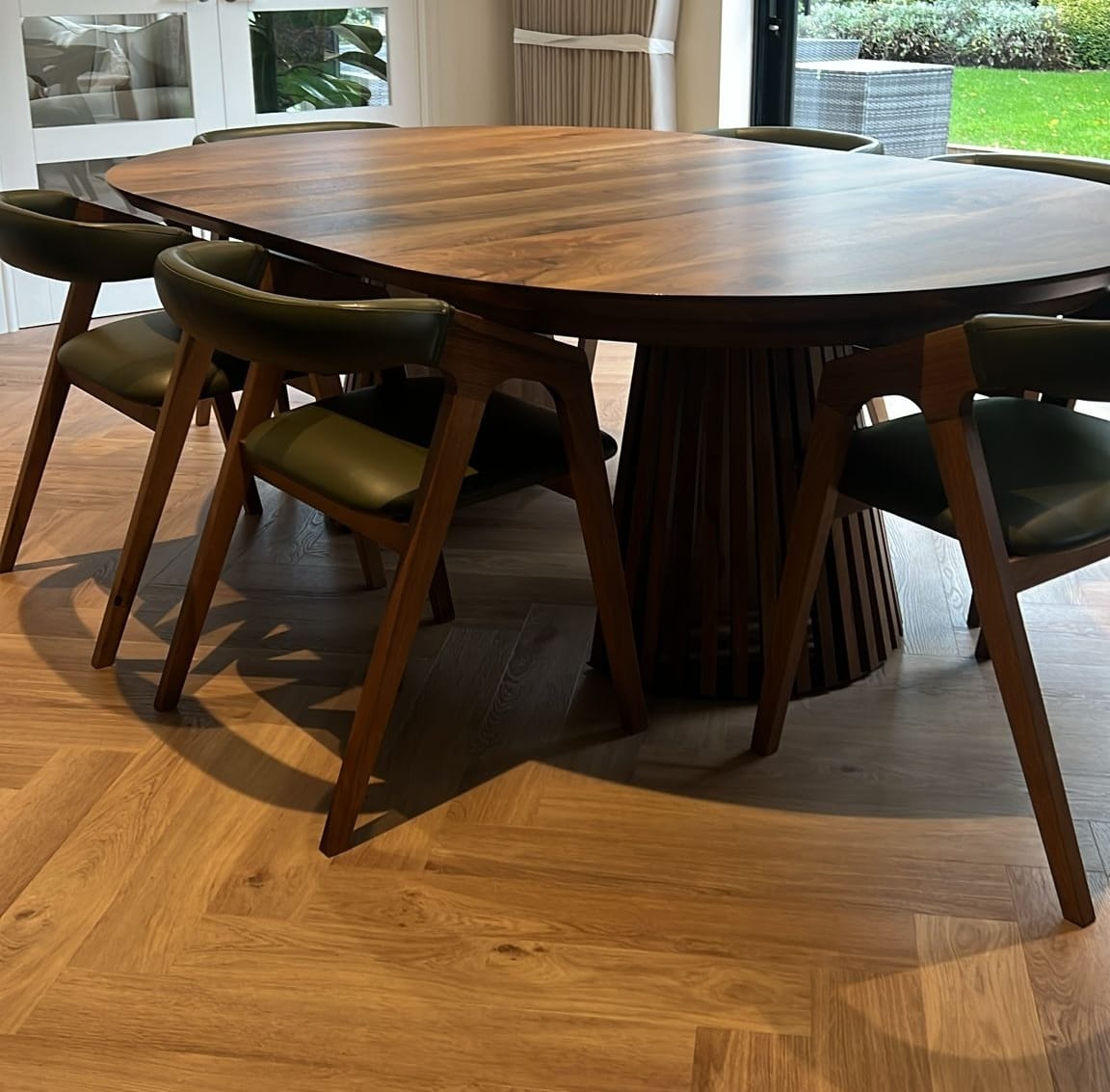 Customer photo review of Julia Walnut Dining Chair