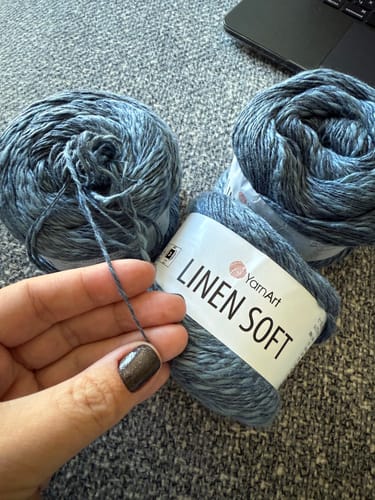 Customer photo review of YarnArt Linen Soft