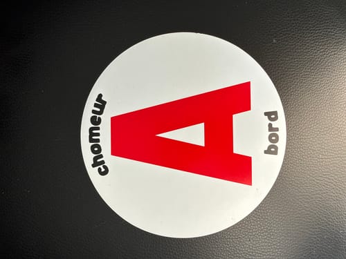 Customer photo review of Disque A Personnalisé – Autocollant Magnétique