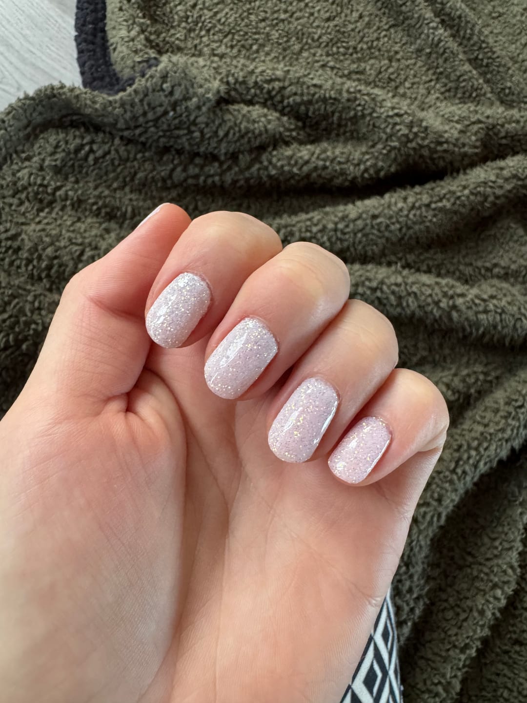 Customer photo review of Diamond White Dipping Powder
