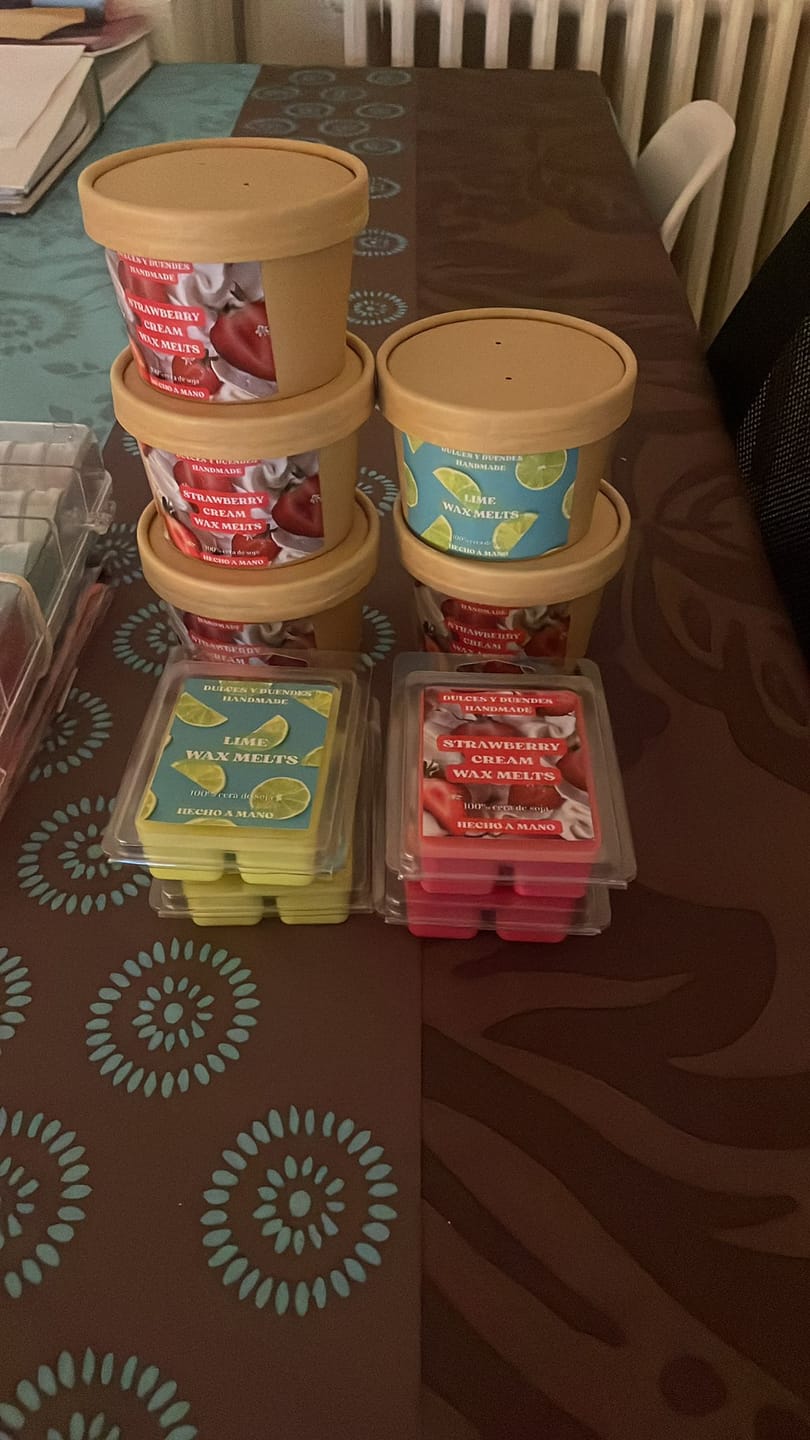 Customer photo review of Blister para Wax-melts
