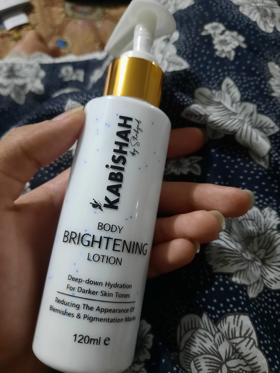 Customer photo review of DazzleSkin Body Hydrating Lotion