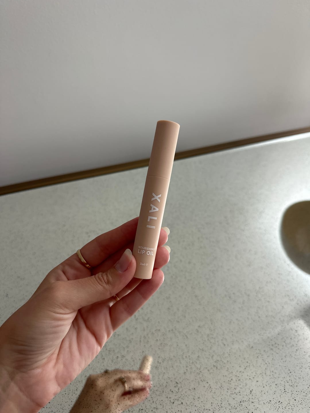 Customer photo review of NOURISHING LIP OIL