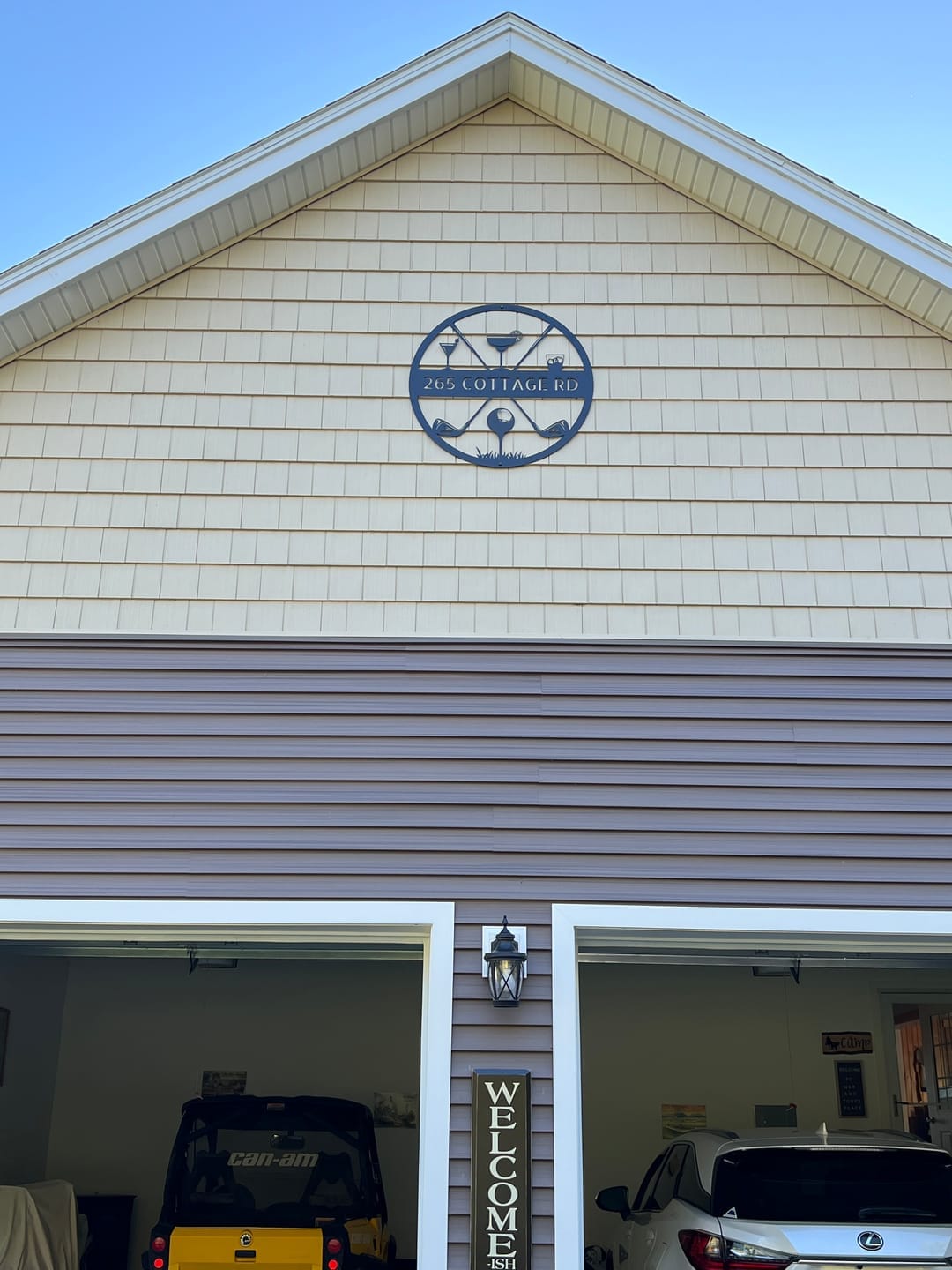 Customer photo review of Personalized Elaborate Name Steel Sign - Custom Anniversary & Wedding Gift