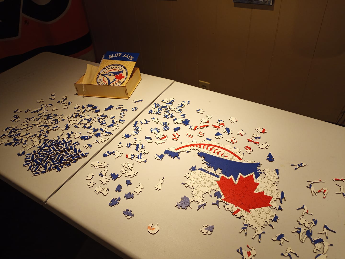 Customer photo review of Toronto Blue Jays™ - Wooden Puzzle