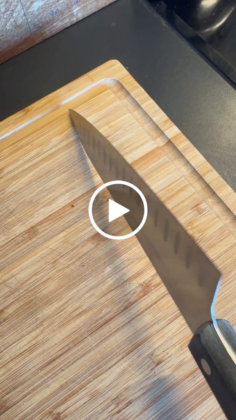 Customer video review of Knivsliping per post