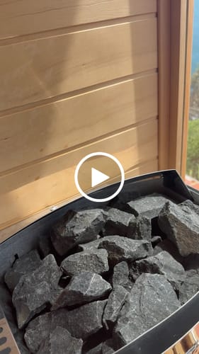Customer video review of 2 Person Traditional Sauna - 4.5kw Harvia Heater