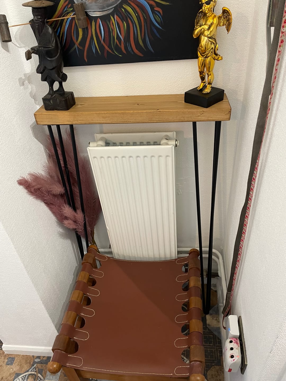 Customer photo review of Console Table 15cm Depth | Hairpin Leg