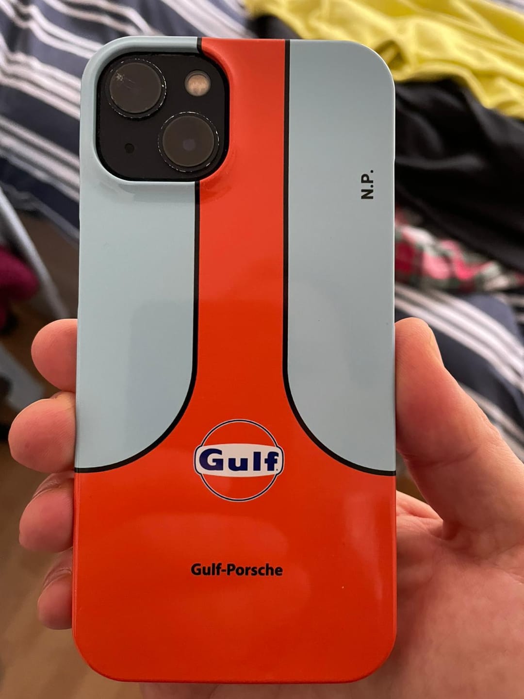 Customer photo review of 917K #20 Gulf 24h LM 1970 Livery - Individuelle Hardcase Hülle für iPhone