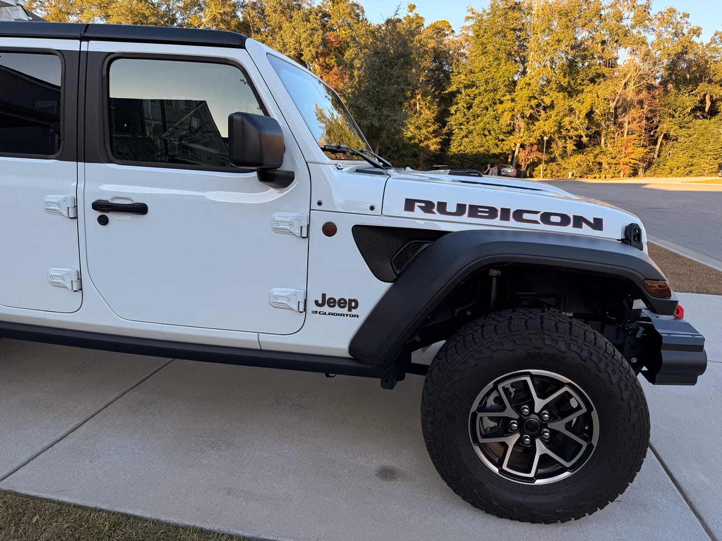 Customer photo review of Premium Fender Vent Decal Set | Black Topo - fits Wrangler JL & Gladiator JT