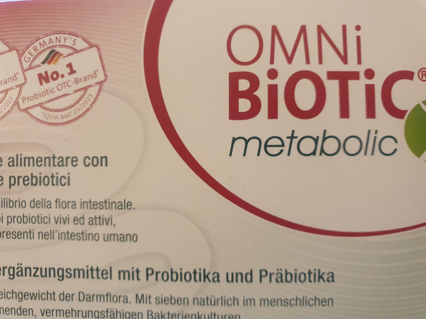 Customer photo review of OMNi-BiOTiC® metabolic IT